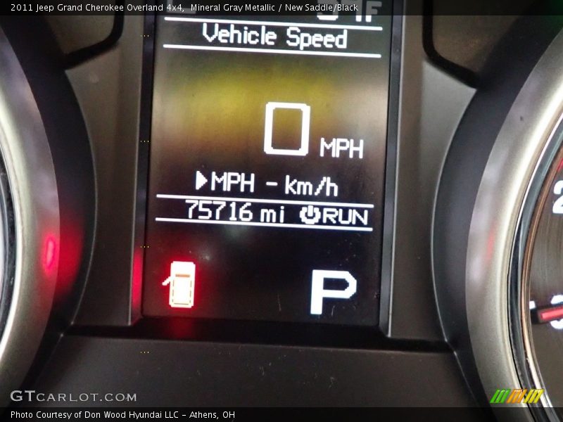 Mineral Gray Metallic / New Saddle/Black 2011 Jeep Grand Cherokee Overland 4x4