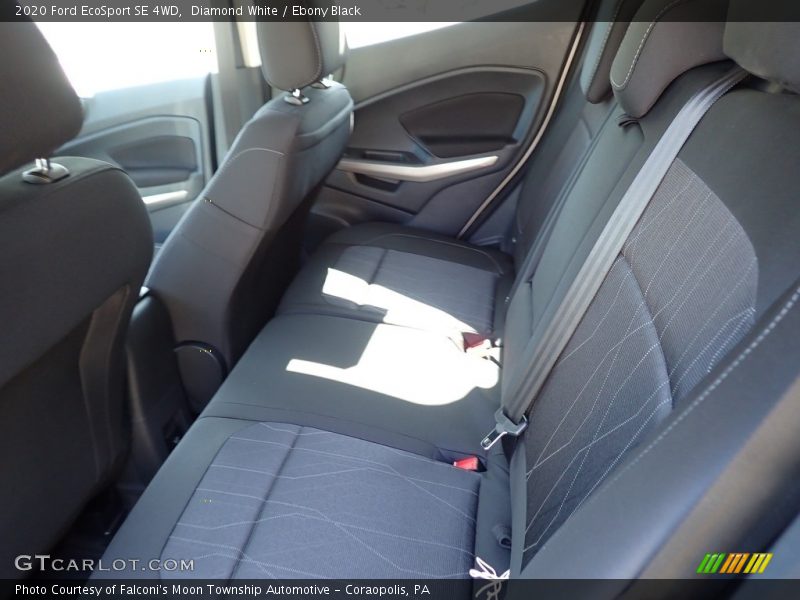 Diamond White / Ebony Black 2020 Ford EcoSport SE 4WD