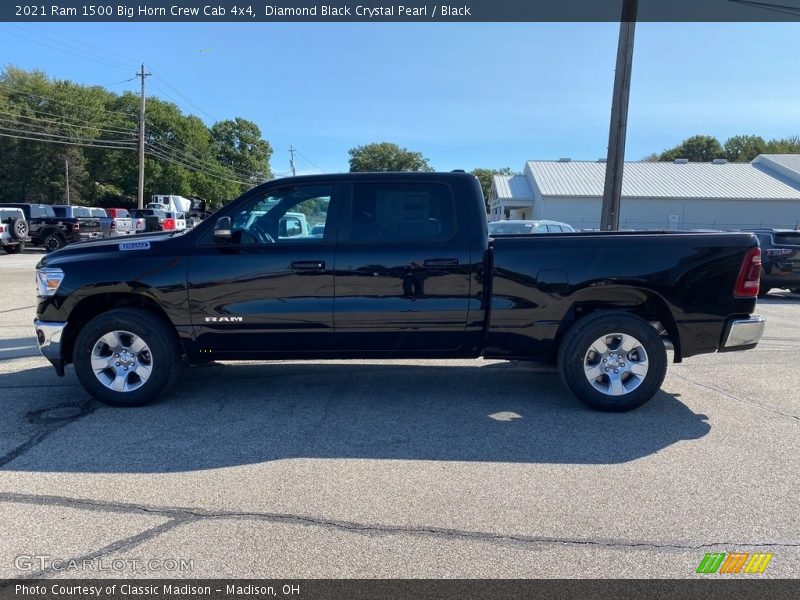 Diamond Black Crystal Pearl / Black 2021 Ram 1500 Big Horn Crew Cab 4x4