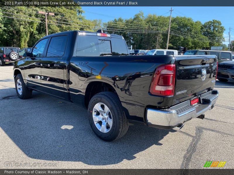 Diamond Black Crystal Pearl / Black 2021 Ram 1500 Big Horn Crew Cab 4x4