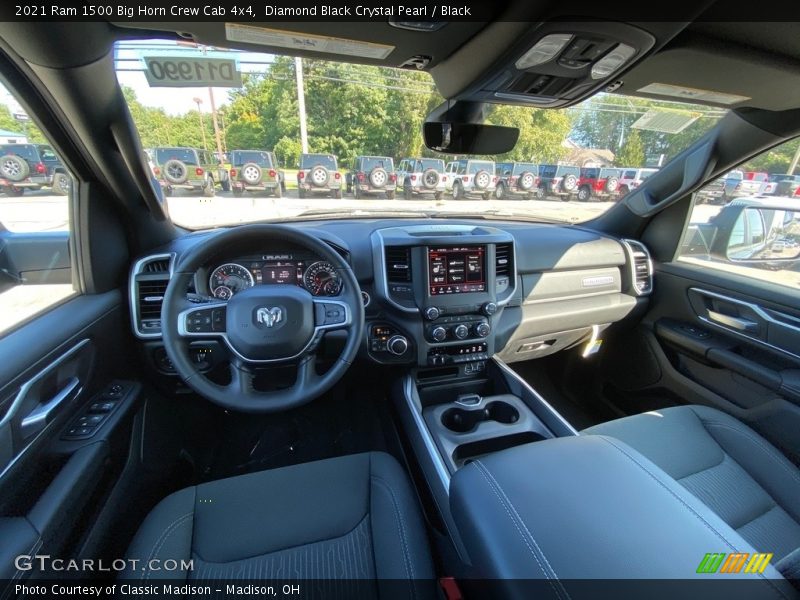 Diamond Black Crystal Pearl / Black 2021 Ram 1500 Big Horn Crew Cab 4x4