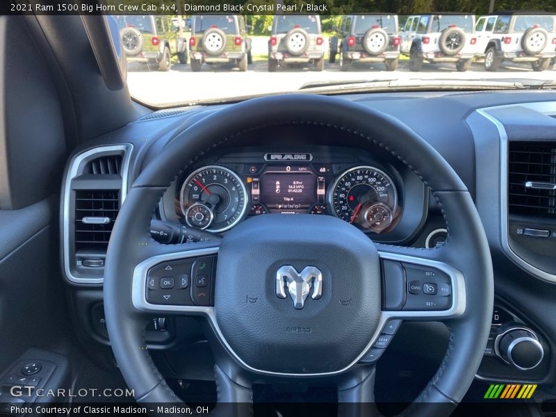 Diamond Black Crystal Pearl / Black 2021 Ram 1500 Big Horn Crew Cab 4x4
