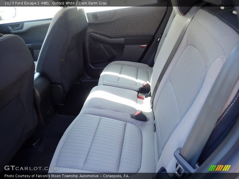 Oxford White / Dark Earth Gray 2020 Ford Escape S 4WD