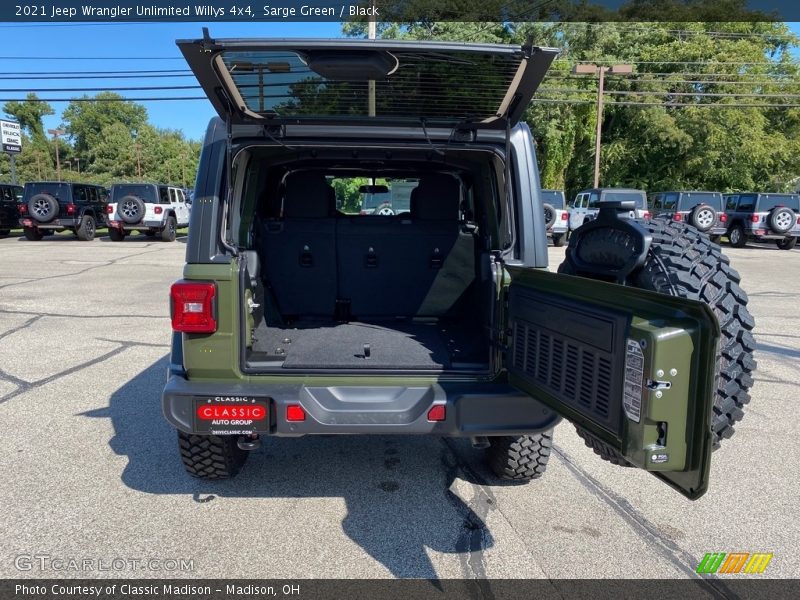 Sarge Green / Black 2021 Jeep Wrangler Unlimited Willys 4x4