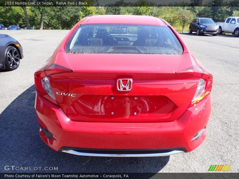 Rallye Red / Black 2020 Honda Civic LX Sedan