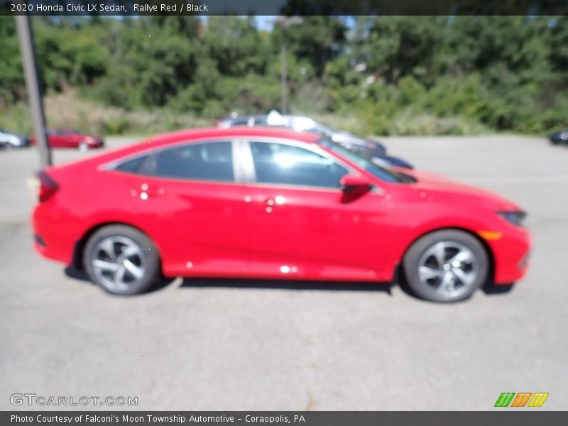 Rallye Red / Black 2020 Honda Civic LX Sedan