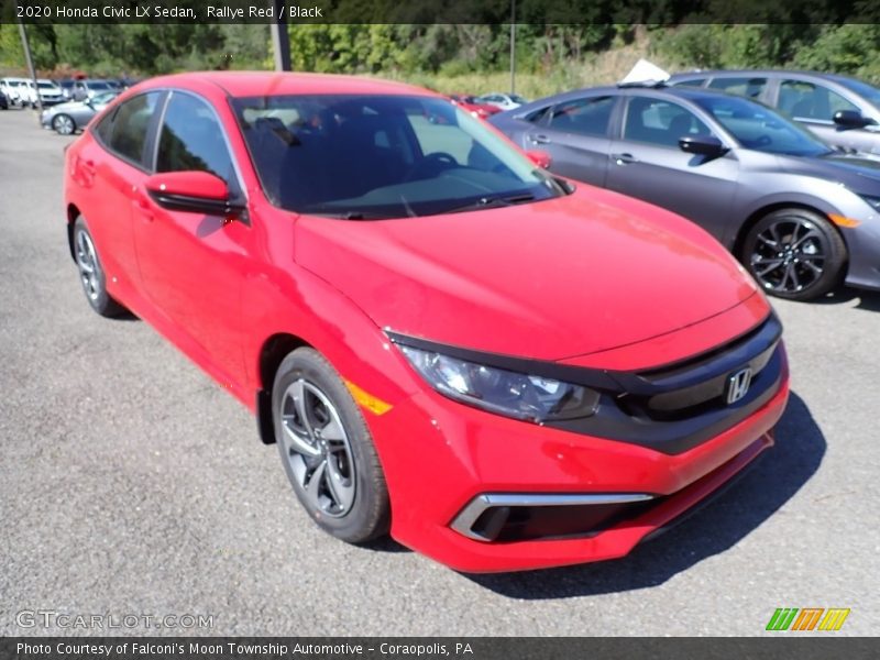 Rallye Red / Black 2020 Honda Civic LX Sedan