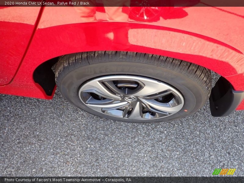 Rallye Red / Black 2020 Honda Civic LX Sedan