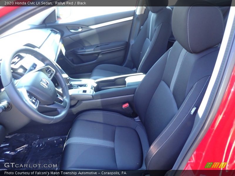 Rallye Red / Black 2020 Honda Civic LX Sedan