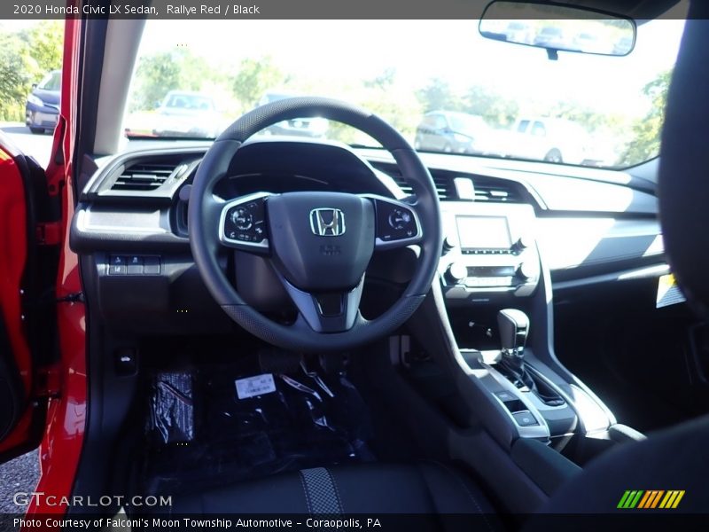 Rallye Red / Black 2020 Honda Civic LX Sedan