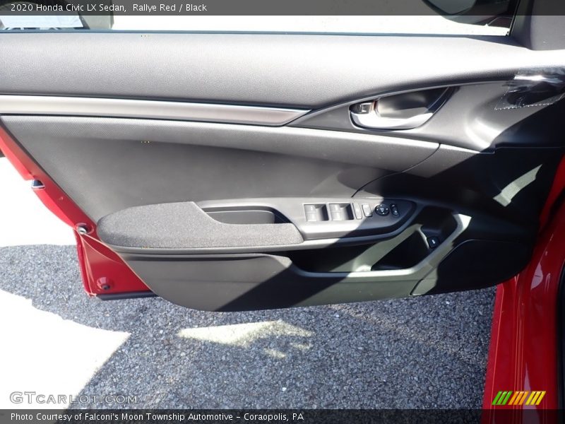 Rallye Red / Black 2020 Honda Civic LX Sedan
