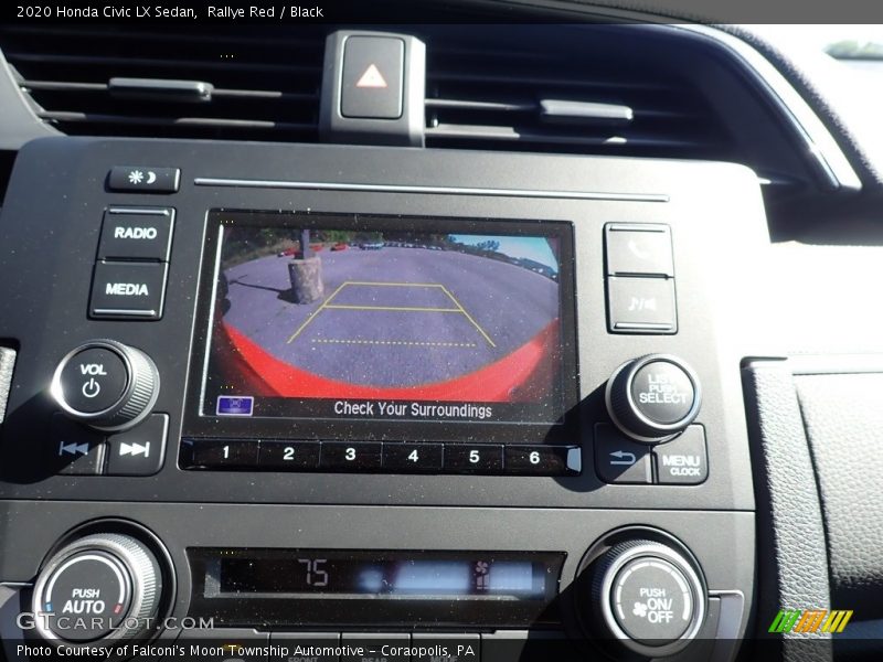 Rallye Red / Black 2020 Honda Civic LX Sedan