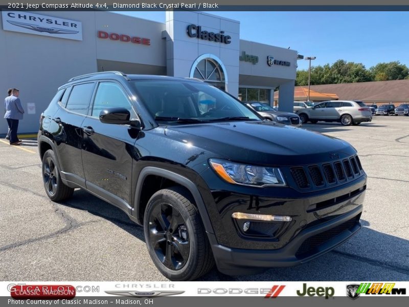 Diamond Black Crystal Pearl / Black 2021 Jeep Compass Altitude 4x4
