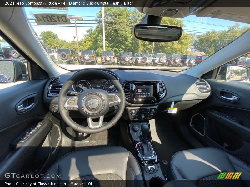 Diamond Black Crystal Pearl / Black 2021 Jeep Compass Altitude 4x4