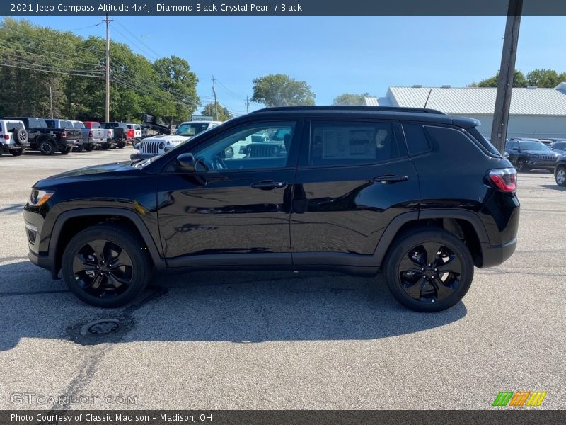 Diamond Black Crystal Pearl / Black 2021 Jeep Compass Altitude 4x4
