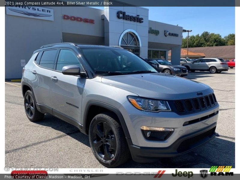 Billet Silver Metallic / Black 2021 Jeep Compass Latitude 4x4