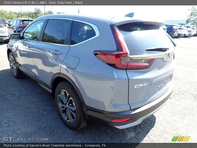 Sonic Gray Pearl / Black 2020 Honda CR-V EX-L AWD