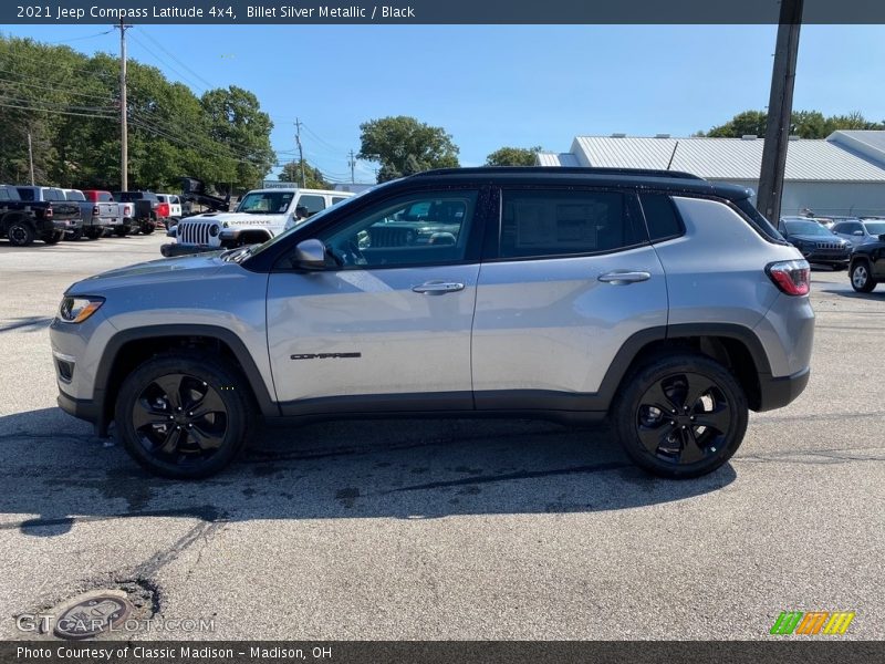 Billet Silver Metallic / Black 2021 Jeep Compass Latitude 4x4
