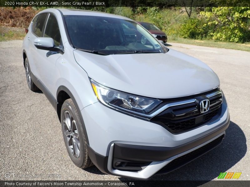 Sonic Gray Pearl / Black 2020 Honda CR-V EX-L AWD