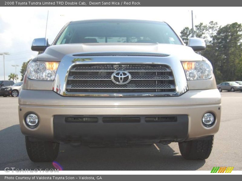 Desert Sand Mica / Red Rock 2008 Toyota Tundra Limited TRD Double Cab