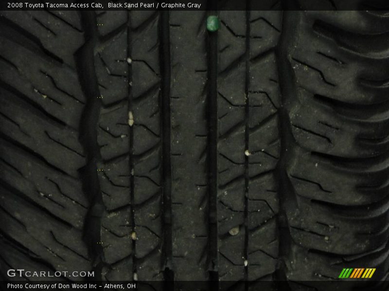 Black Sand Pearl / Graphite Gray 2008 Toyota Tacoma Access Cab
