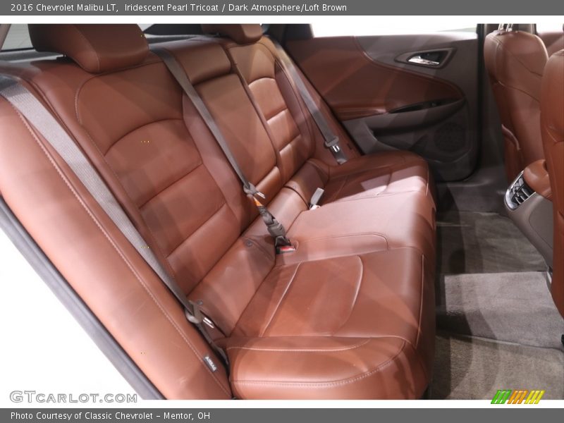 Iridescent Pearl Tricoat / Dark Atmosphere/Loft Brown 2016 Chevrolet Malibu LT
