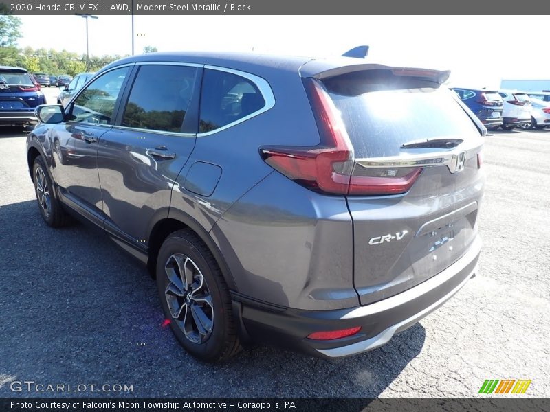 Modern Steel Metallic / Black 2020 Honda CR-V EX-L AWD