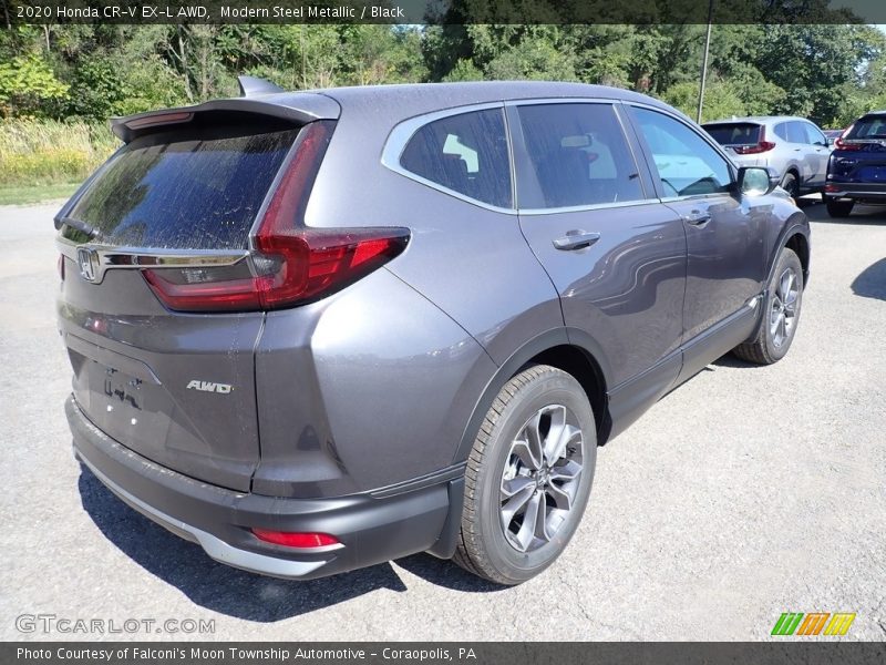 Modern Steel Metallic / Black 2020 Honda CR-V EX-L AWD