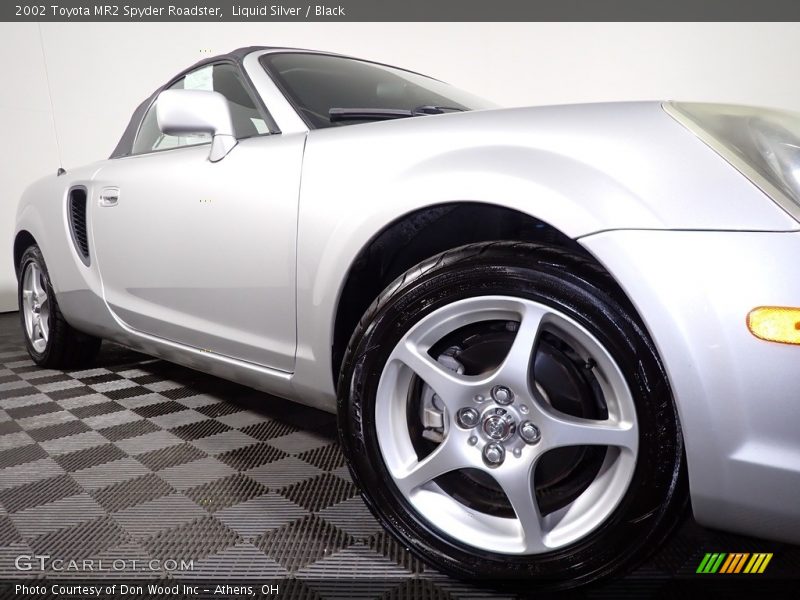 Liquid Silver / Black 2002 Toyota MR2 Spyder Roadster