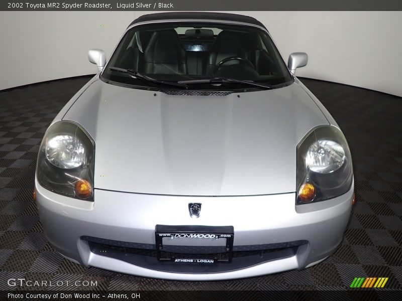 Liquid Silver / Black 2002 Toyota MR2 Spyder Roadster