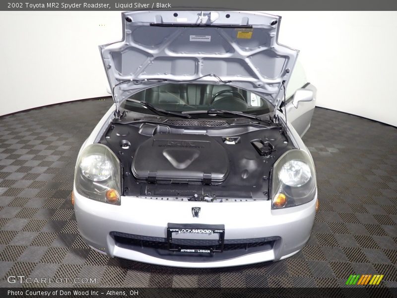 Liquid Silver / Black 2002 Toyota MR2 Spyder Roadster