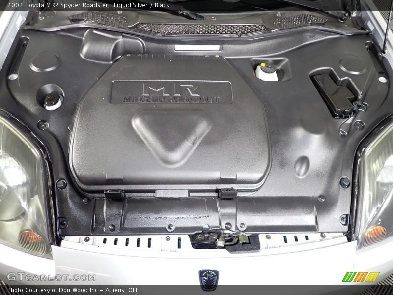 Liquid Silver / Black 2002 Toyota MR2 Spyder Roadster