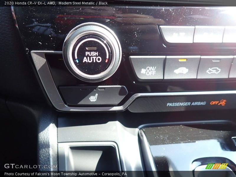 Modern Steel Metallic / Black 2020 Honda CR-V EX-L AWD