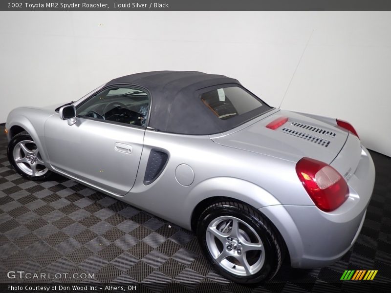 Liquid Silver / Black 2002 Toyota MR2 Spyder Roadster