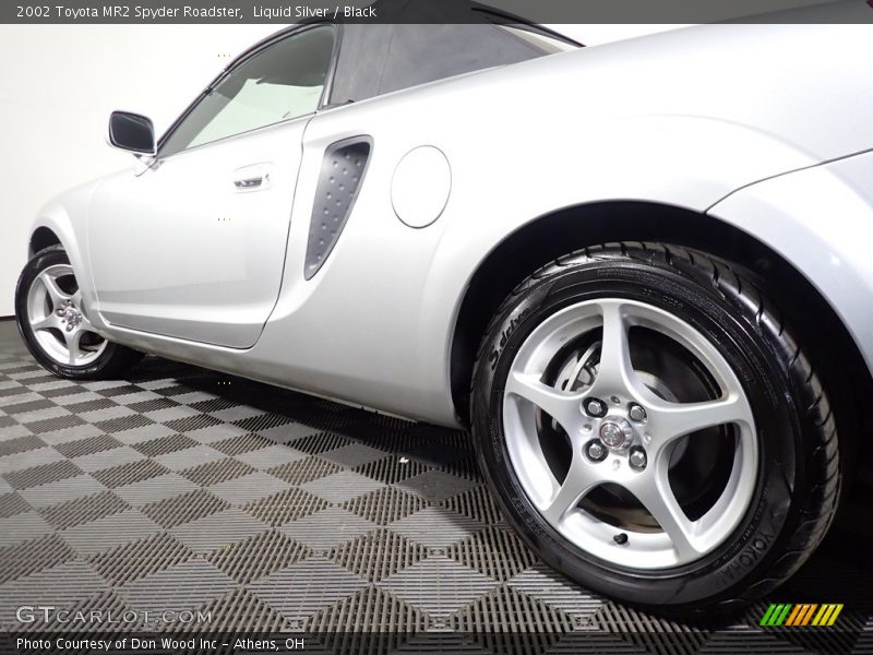 Liquid Silver / Black 2002 Toyota MR2 Spyder Roadster