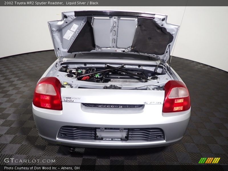 Liquid Silver / Black 2002 Toyota MR2 Spyder Roadster