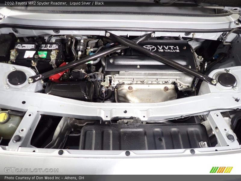 Liquid Silver / Black 2002 Toyota MR2 Spyder Roadster