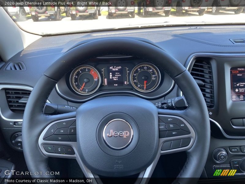 Bright White / Black 2020 Jeep Cherokee Latitude Plus 4x4