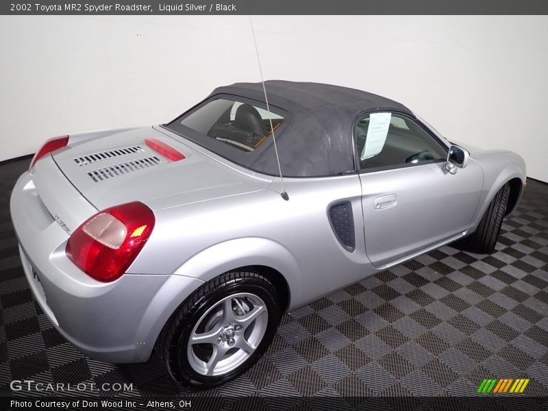 Liquid Silver / Black 2002 Toyota MR2 Spyder Roadster