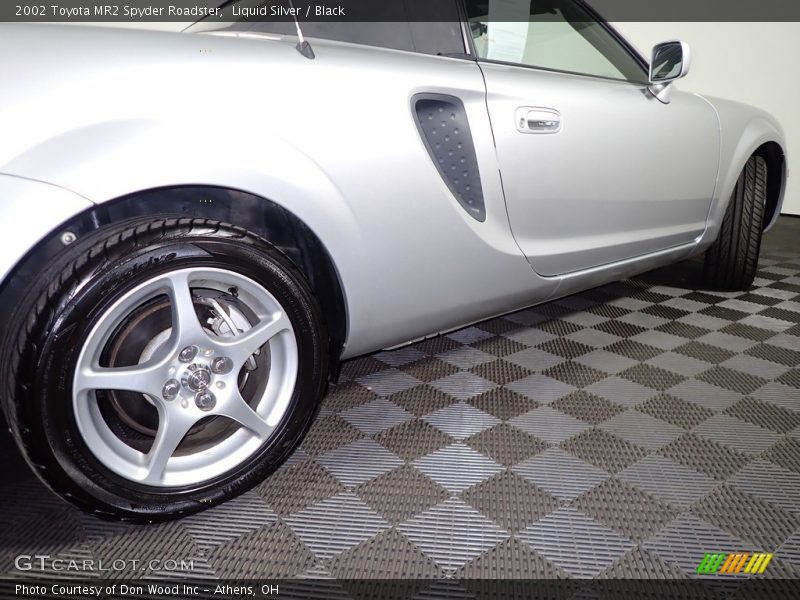Liquid Silver / Black 2002 Toyota MR2 Spyder Roadster