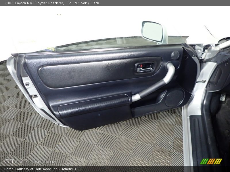 Liquid Silver / Black 2002 Toyota MR2 Spyder Roadster