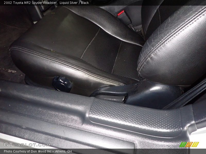 Liquid Silver / Black 2002 Toyota MR2 Spyder Roadster