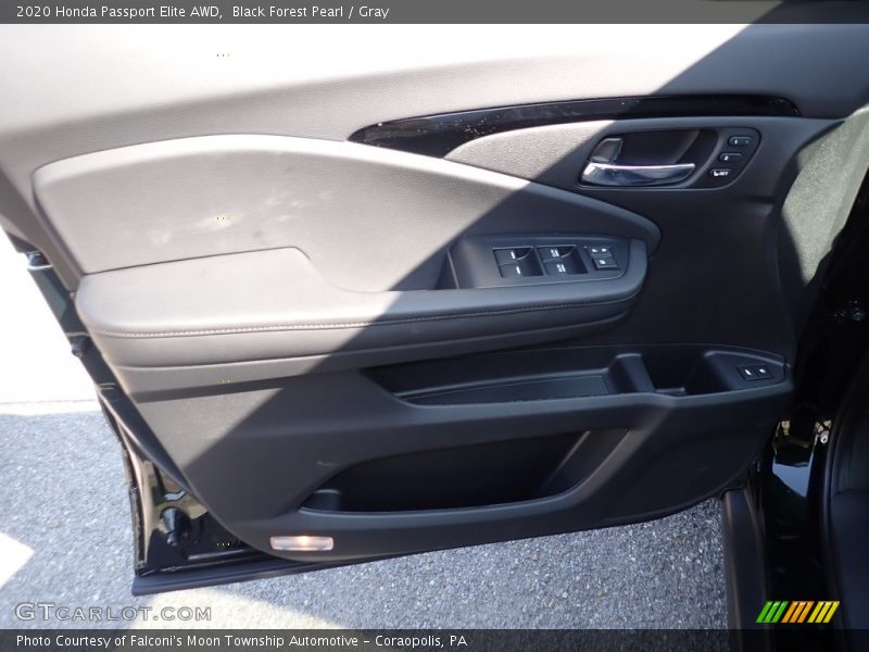Black Forest Pearl / Gray 2020 Honda Passport Elite AWD