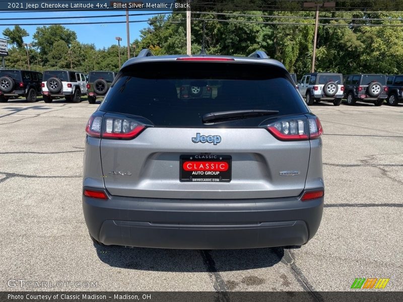 Billet Silver Metallic / Black 2021 Jeep Cherokee Latitude 4x4