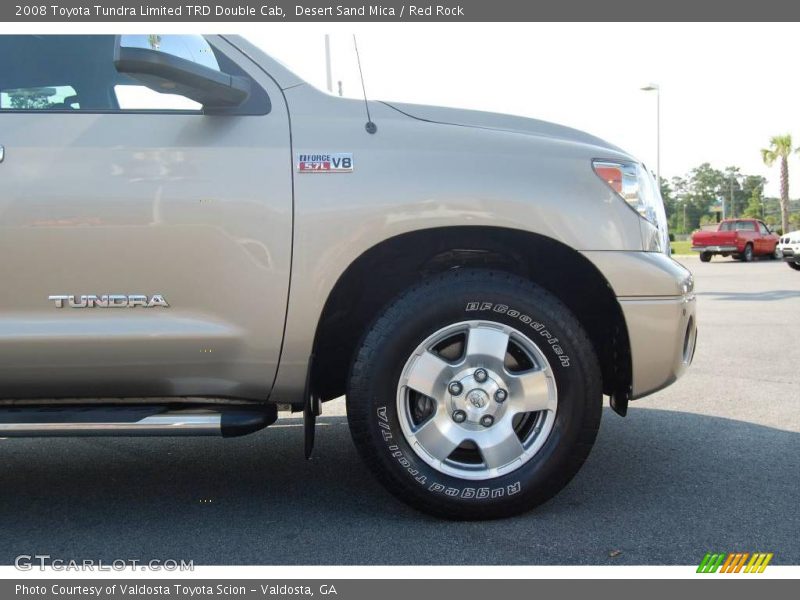 Desert Sand Mica / Red Rock 2008 Toyota Tundra Limited TRD Double Cab