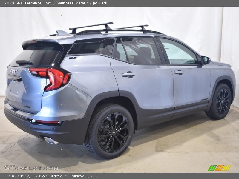 Satin Steel Metallic / Jet Black 2020 GMC Terrain SLT AWD
