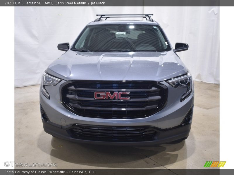 Satin Steel Metallic / Jet Black 2020 GMC Terrain SLT AWD