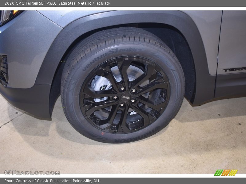 Satin Steel Metallic / Jet Black 2020 GMC Terrain SLT AWD