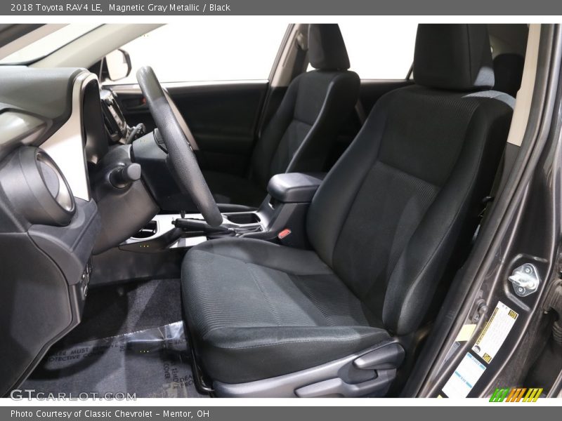 Magnetic Gray Metallic / Black 2018 Toyota RAV4 LE