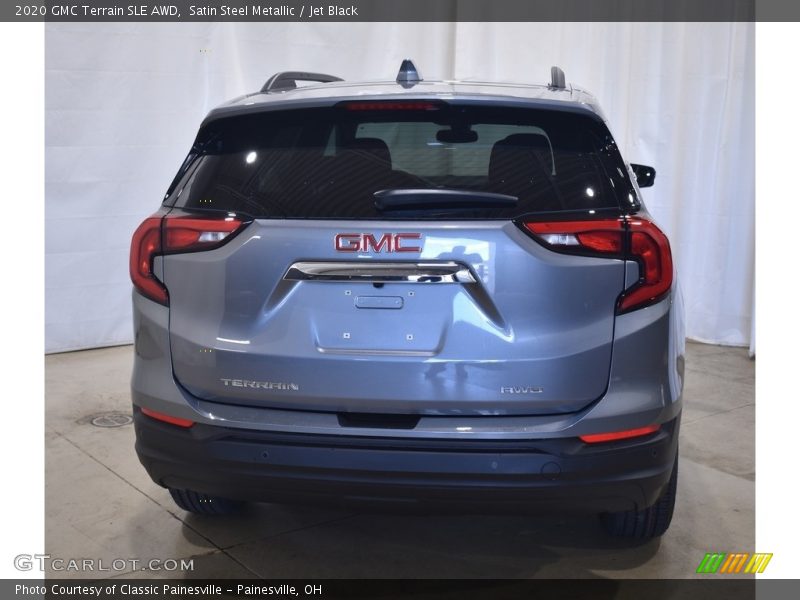 Satin Steel Metallic / Jet Black 2020 GMC Terrain SLE AWD